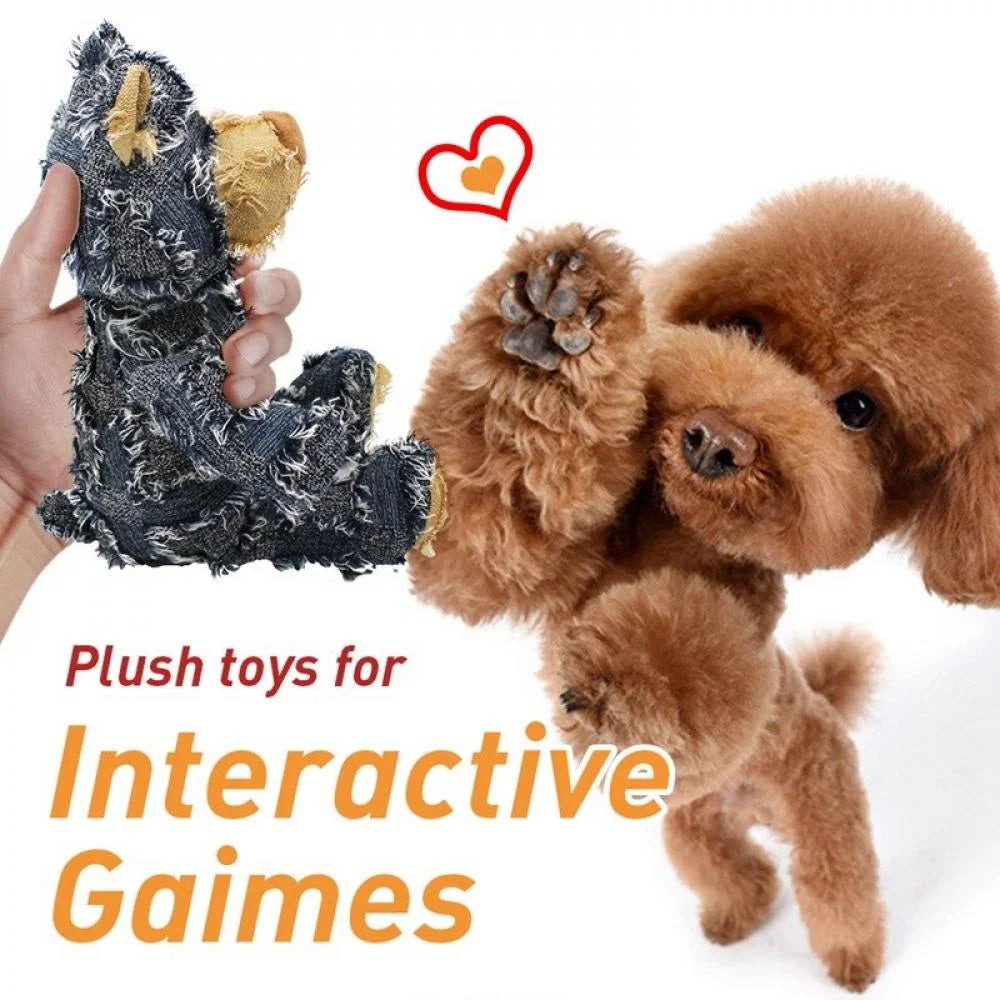 BRAND HOT Sale!5Pcs Fleece Pet Squeaky Dog Chew Toys for Small Large Dogs Bite Resistant Puppy Toy Squeaker Dog Toys Pets Products Dog Supplies