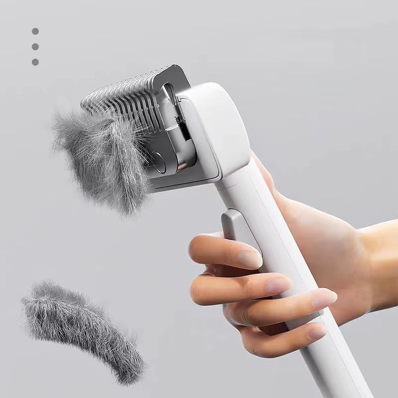 Pet Fur Knot Cutter Cat Hair Remover Comb Cat Grooming Shedding Tools Double Sided Brush Long Curly Hair Cleaner Pets Products