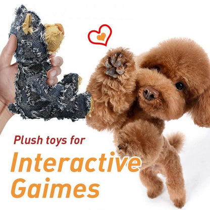 BRAND HOT Sale!5Pcs Fleece Pet Squeaky Dog Chew Toys for Small Large Dogs Bite Resistant Puppy Toy Squeaker Dog Toys Pets Products Dog Supplies